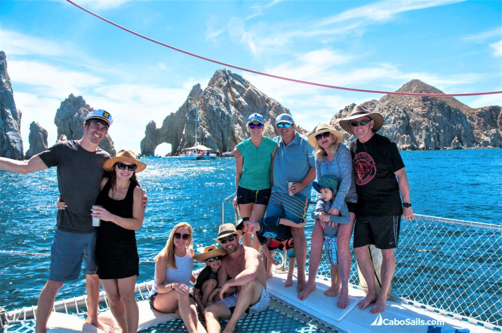 A group of people on a boat